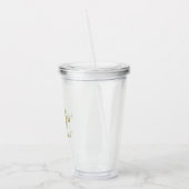 Jalique's Way Tasse und Strohhalm (Links)