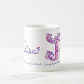 Jalisa dekorative J Monogramm-Tasse Kaffeetasse (Mittel)