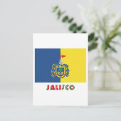 Jalisco Flag Postkarte (Stehend Vorderseite)