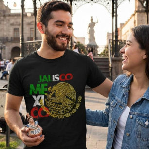 Jalisco Mexico Flag Shirt-Shirt T-Shirt