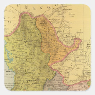 Jalisco Quadratischer Aufkleber