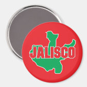 Jalisco Staat Magnet (Vorderseite/Rückseite)