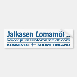 Jalkasen Lomamökit Autoaufkleber