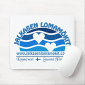 Jalkasen Lomamökit mousepad (Mit Mouse)