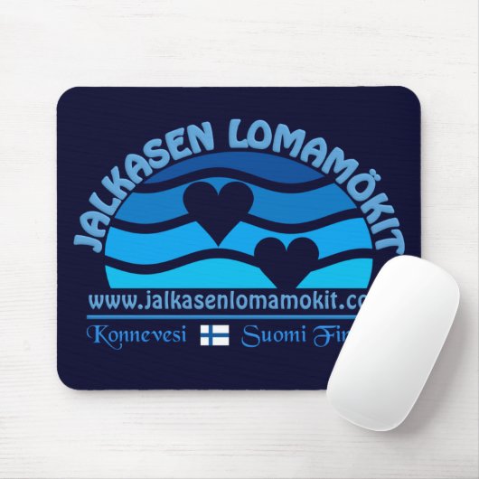 Jalkasen Lomamökit mousepad (Mit Mouse)