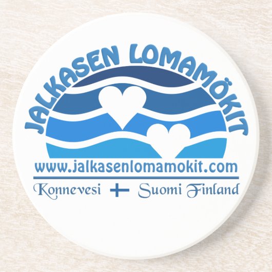 Jalkasen Lomamökit Untersetzer (Vorne)