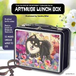 JALLO der finnische Lapphund Metall Brotdose