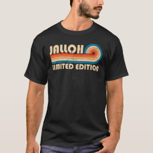 JALLOH Nachname Retro Vintag 80er 90s Geburtstag R T-Shirt
