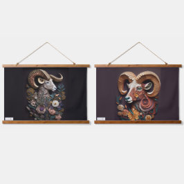 JALOOS HANGING TAPESTRY WANDTEPPICH MIT HOLZRAHMEN