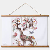 JALOOS HANGING TAPESTRY WANDTEPPICH MIT HOLZRAHMEN (Vorderseite)