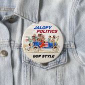 Jalopy-Politik Button (Beispiel)