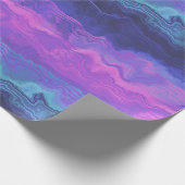 Jalousie agate ombre: geschenkpapier (Ecke)