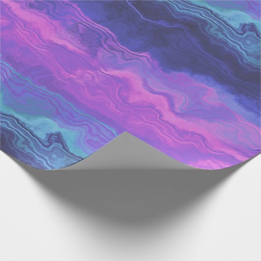 Jalousie agate ombre: geschenkpapier (Ecke)