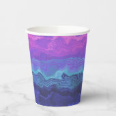 Jalousie agate ombre: pappbecher (Links)