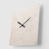 Jalousien-Untergrund aus Marmorstein Quadratische Wanduhr (Winkel)