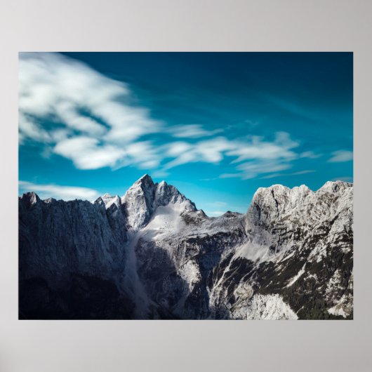 Jalovec-Berg in Slowenien Poster (Vorne)