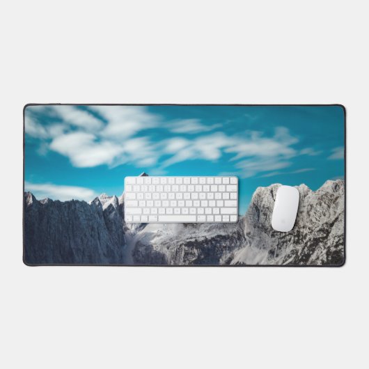 Jalovec-Berg in Slowenien Schreibtischunterlage (Tastatur & Maus)