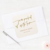 Jam Favor Wedding Product Label Business Sticker (Umschlag)