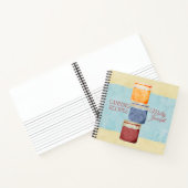 Jam-Glas-Zuhause zur Konservierung personalisierte Notizblock (Innenseite)