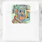 Jam in Brooklyn Quadratischer Aufkleber (Tasche)