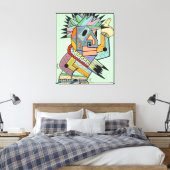 "Jam in Brooklyn" von Ruchell Alexander Leinwanddruck (Insitu (Schlafzimmer))