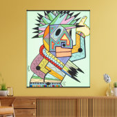 "Jam in Brooklyn" von Ruchell Alexander Leinwanddruck (Insitu (Wohnzimmer))