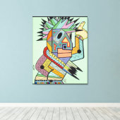 "Jam in Brooklyn" von Ruchell Alexander Leinwanddruck (Insitu (Holzboden))