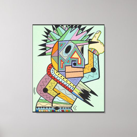 "Jam in Brooklyn" von Ruchell Alexander Leinwanddruck (Vorderseite)