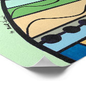 "Jam in Brookyln" Poster (Ecke)