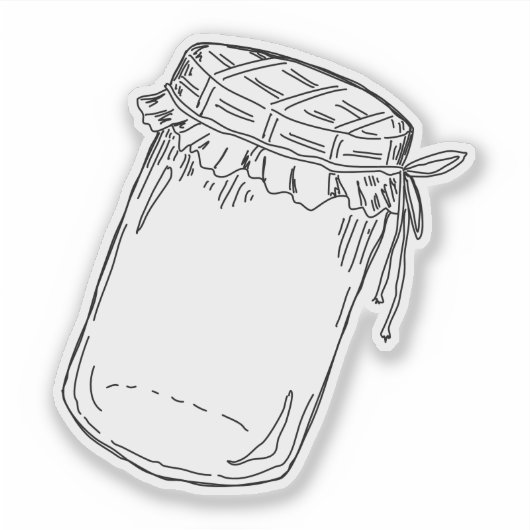 Jam Jar Sticker (Vorderseite)