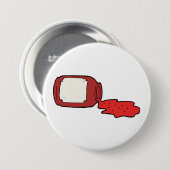 Jam Niedlich Red Jelly Jar Button (Vorne & Hinten)