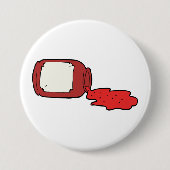 Jam Niedlich Red Jelly Jar Button (Vorderseite)