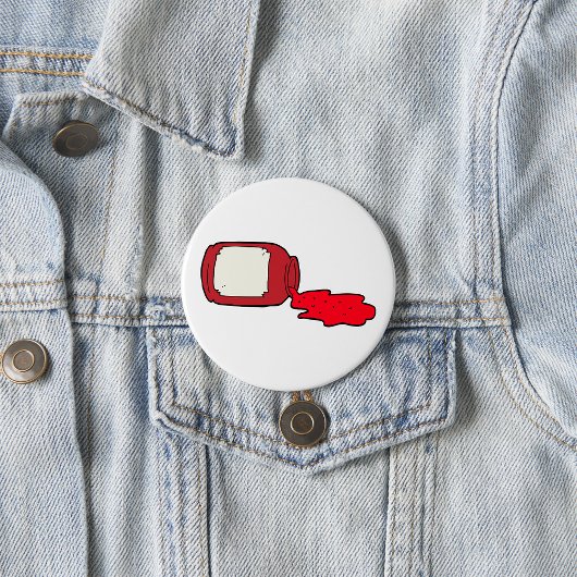 Jam Niedlich Red Jelly Jar Button