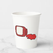 Jam Niedlich Red Jelly Jar Pappbecher (Vorderseite)