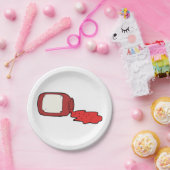 Jam Niedlich Red Jelly Jar Pappteller (Party)