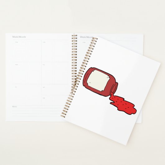 Jam Niedlich Red Jelly Jar Planer (Anzeige)