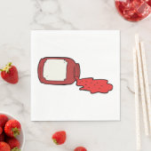 Jam Niedlich Red Jelly Jar Serviette (Beispiel)