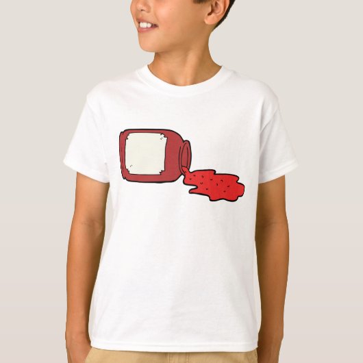 Jam Niedlich Red Jelly Jar T-Shirt (Vorderseite)