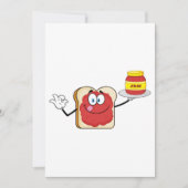 Jam on Toast Einladung (Vorderseite)