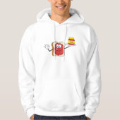 Jam on Toast Happy Face Hoodie (Vorderseite)