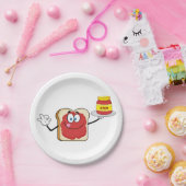 Jam on Toast Pappteller (Party)