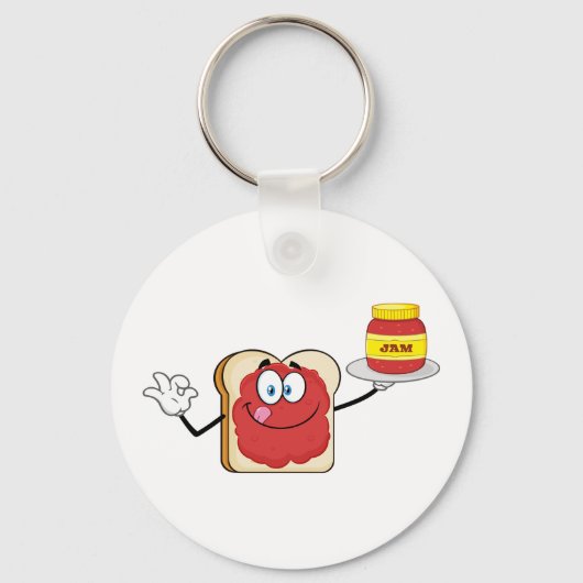 Jam on Toast Schlüsselanhänger (Rückseite)