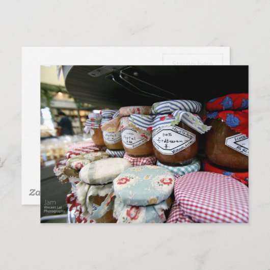 Jam Postkarte (Vorne/Hinten)