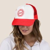 JAM- roter Stempel Truckerkappe (Beispiel)