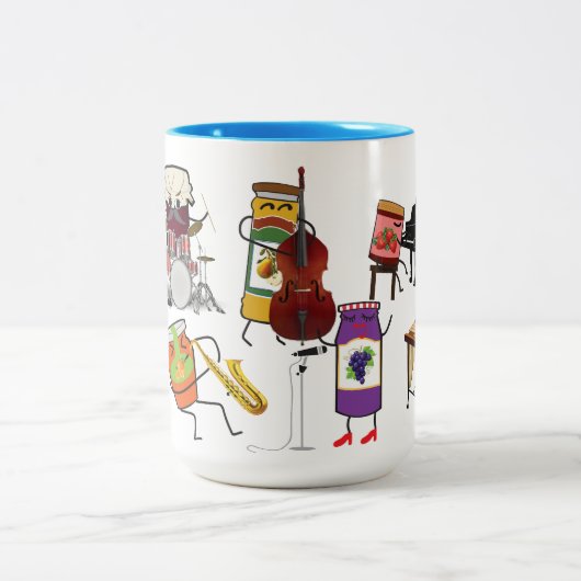 Jam Session Mug Zweifarbige Tasse (Mittel)
