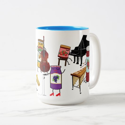 Jam Session Mug Zweifarbige Tasse (VorderseiteRechts)