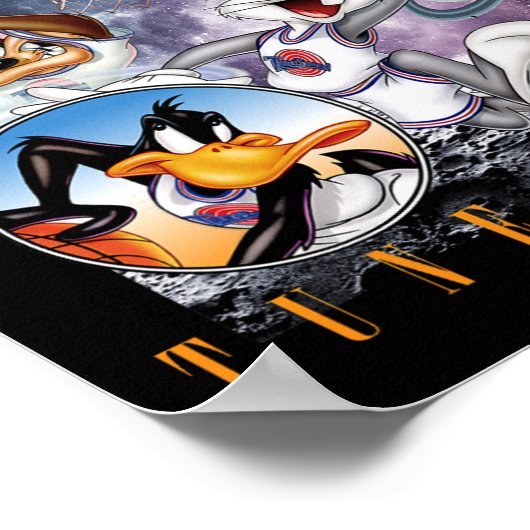 Jam Tune Squad Vintage Poster (Ecke)