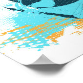 Jam Utila Honduras Tropical Concert Poster (Ecke)