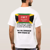 JAMACAN STAND UP Men's Basic T - Shirt (Rückseite)