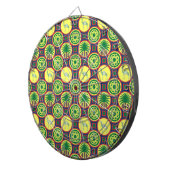 Jamahiri ® Libya | Africa Pattern  Dartscheibe (Vorderseite rechts)